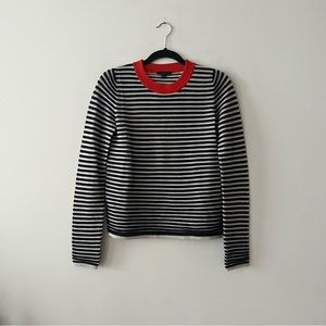 COS Striped Wool Crewneck Sweater